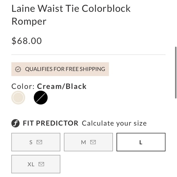 VICI dolls Laine Waist Tie Colorblock Romper Medium left - Picture 5 of 7